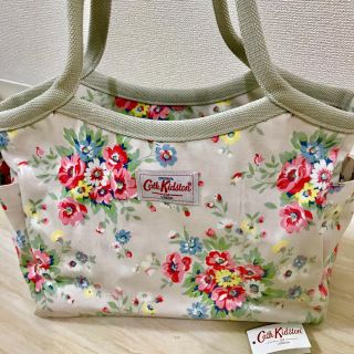 キャスキッドソン(Cath Kidston)の美品 CathKidston キャスキッドソン キャス バック 花柄(トートバッグ)