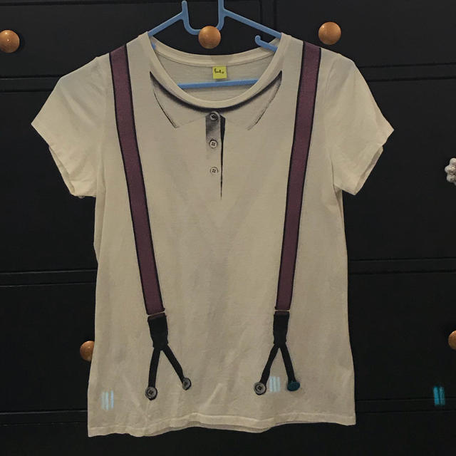 Paul Smith(ポールスミス)のふむふむ様専用 サスペンダー柄Tシャツ レディースのトップス(Tシャツ(半袖/袖なし))の商品写真