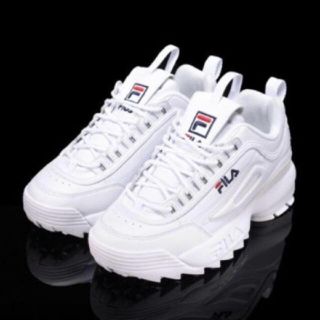 フィラ(FILA)のFILA ディスラプター2 ホワイト(スニーカー)