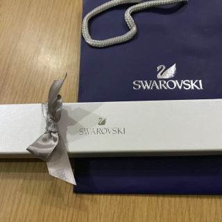 スワロフスキー(SWAROVSKI)のスワロフスキー  ボールペン  ライトグレー(ペン/マーカー)