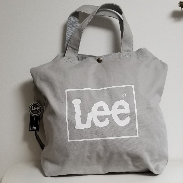 Lee(リー)のLee 2WAYビッグトートバッグ(GRAY) レディースのバッグ(トートバッグ)の商品写真