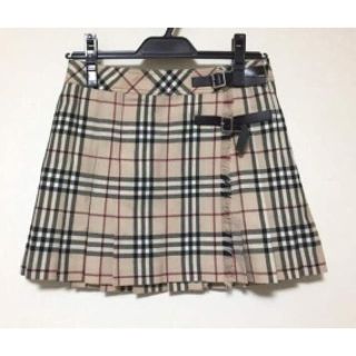 バーバリーブルーレーベル(BURBERRY BLUE LABEL)のBurberry blue label チェックスカート(ミニスカート)