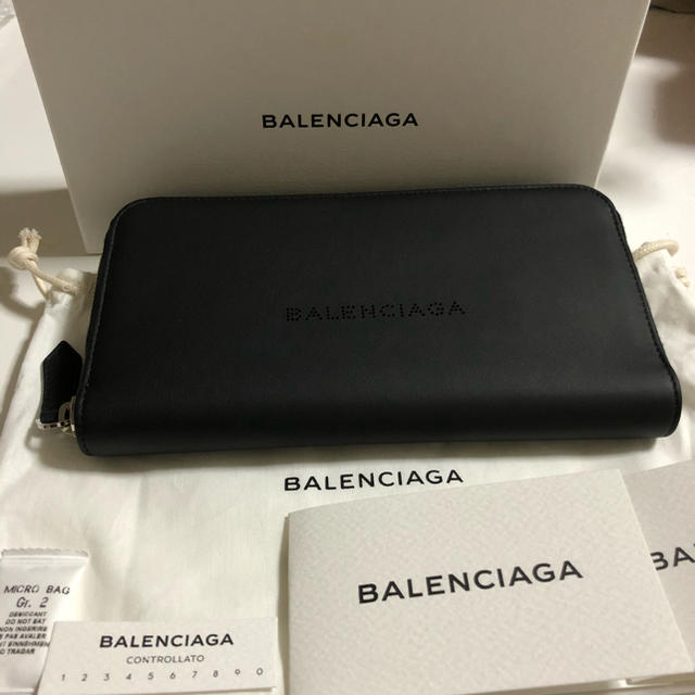 特上美品 BALENCIAGA バレンシアガ ラウンドジップ 長財布 - 通販