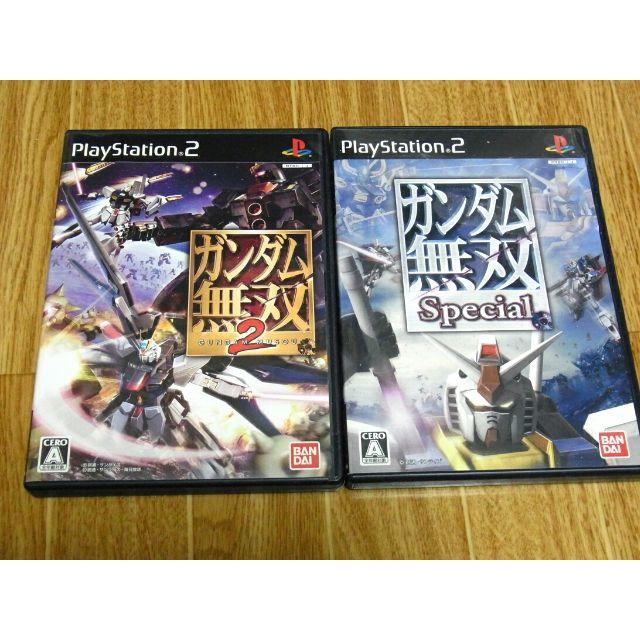 SONY(ソニー)のPS2 薄側シルバー　+ガンダム無双special+2 エンタメ/ホビーのゲームソフト/ゲーム機本体(家庭用ゲーム機本体)の商品写真