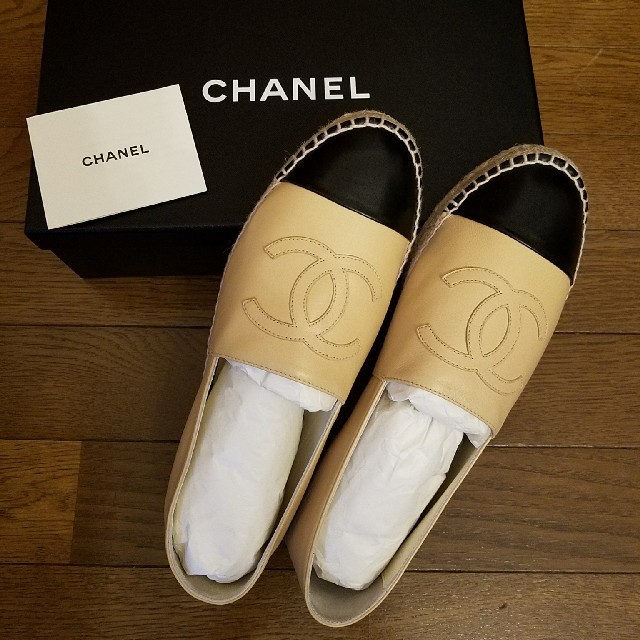 驚きの値段で】 CHANEL - 【新品】CHANEL エスパドリーユ スリッポン