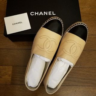 シャネル(CHANEL)の【新品】CHANEL　エスパドリーユ(スリッポン/モカシン)