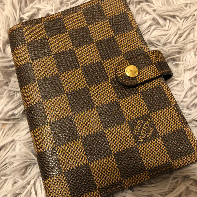 LOUIS VUITTON(ルイヴィトン)のルイヴィトン 手帳カバー アジェンダPM ダミエ 送料込み 美品 正規店購入 レディースのファッション小物(その他)の商品写真