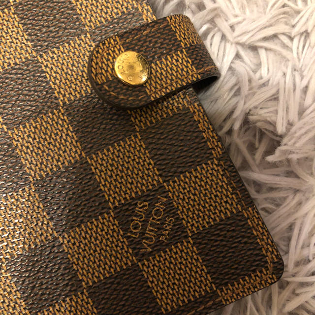 LOUIS VUITTON(ルイヴィトン)のルイヴィトン 手帳カバー アジェンダPM ダミエ 送料込み 美品 正規店購入 レディースのファッション小物(その他)の商品写真