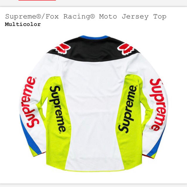 送料込 Supreme Fox Racing Moto Jersey Top