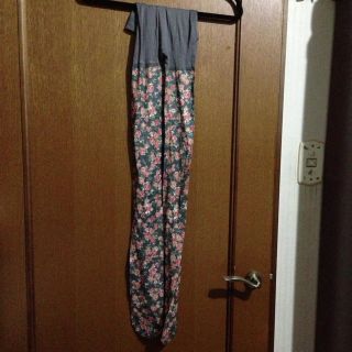 花柄タイツ(タイツ/ストッキング)