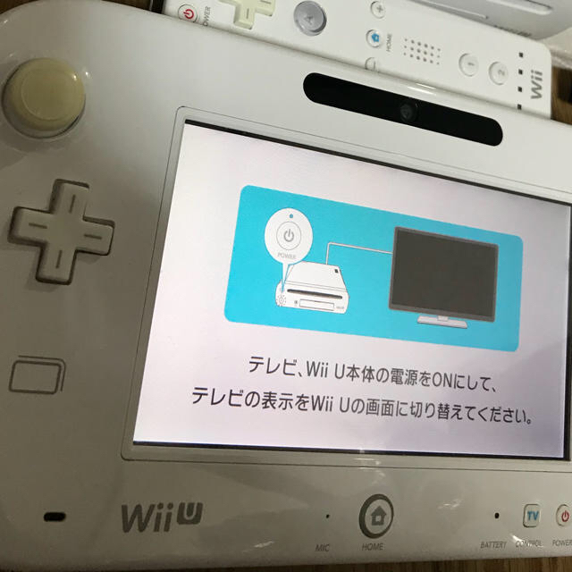 Wii U(ウィーユー)のWiiu ベーシック8G＋32G  マリオ、マリオメーカー付き エンタメ/ホビーのゲームソフト/ゲーム機本体(家庭用ゲーム機本体)の商品写真