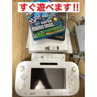 ウィーユー(Wii U)のWiiu ベーシック8G＋32G  マリオ、マリオメーカー付き(家庭用ゲーム機本体)