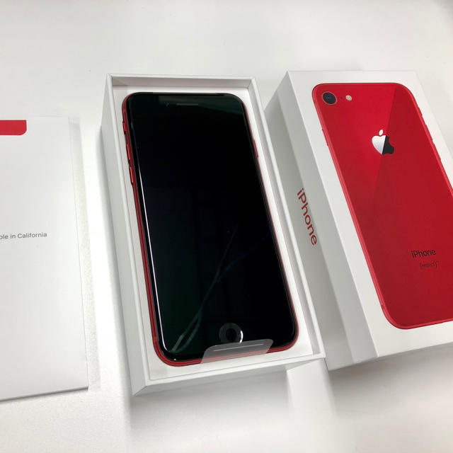 新品 未使用 iPhone 8 64GB RED レッド ( SIMフリー )