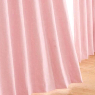 ニトリ(ニトリ)のニトリ 遮光一級カーテン 178センチ ピンク色(カーテン)