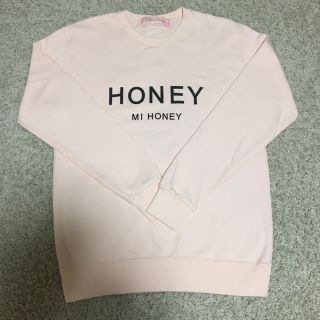 ハニーミーハニー(Honey mi Honey)のハニーミーハニー♡ロゴスエット(トレーナー/スウェット)