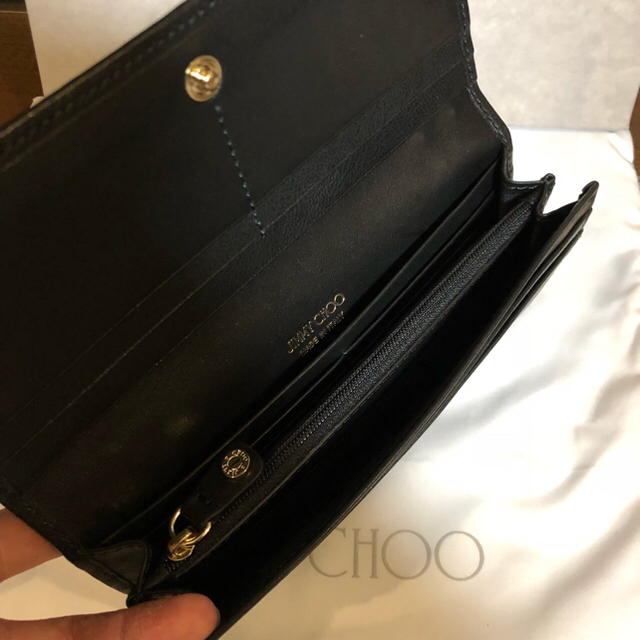 【新品未使用】JIMMY CHOO NINO ブラック 長財布 ジミーチュウ 2