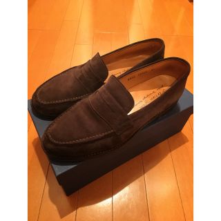 オールデン(Alden)の【美品】JALANSRIWIJAYAジャランスリワヤローファー濃茶UK8.5(ドレス/ビジネス)