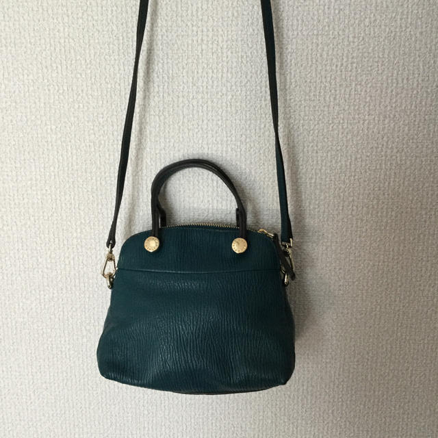 Furla(フルラ)のフルラ（FURLA）パイパーミニ ダークグリーン 一度だけ使用  レディースのバッグ(ショルダーバッグ)の商品写真