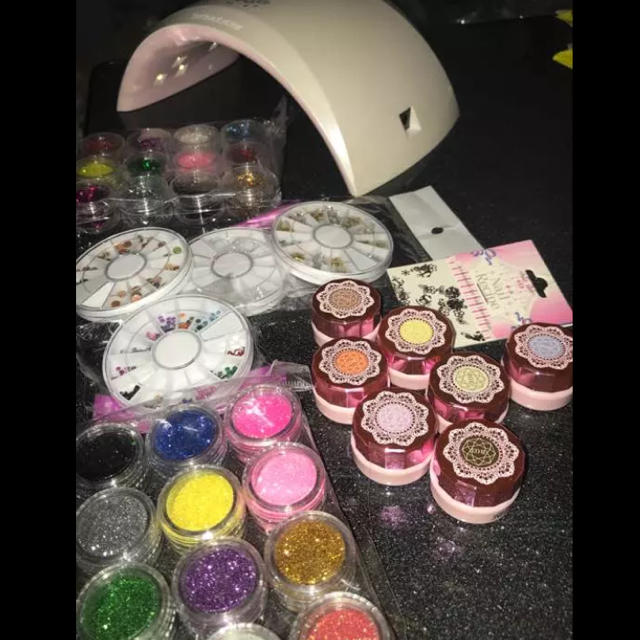 ジェルネイルセット セルフネイル 36wledライト付きの通販 By Momo S Shop ラクマ