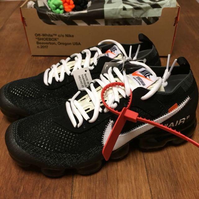 NIKE(ナイキ)の国内正規 VAPORMAX OFF-WHITE　サイズ26.5 メンズの靴/シューズ(スニーカー)の商品写真