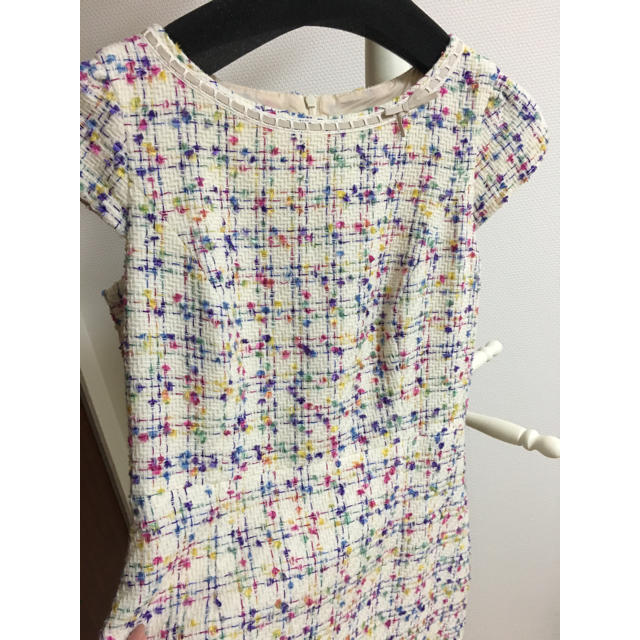 ひざ丈ワンピース | 新品タグ付♡TOCCA ツイードワンピース ひざ丈 ...