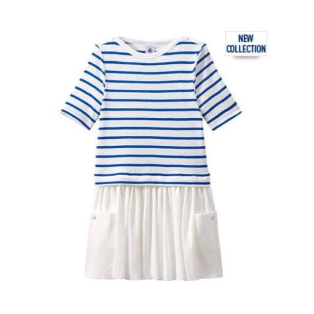 PETIT BATEAU(プチバトー)のあいちゃんまん様専用♡プチバトー ワンピース3点おまとめ キッズ/ベビー/マタニティのキッズ服女の子用(90cm~)(ワンピース)の商品写真