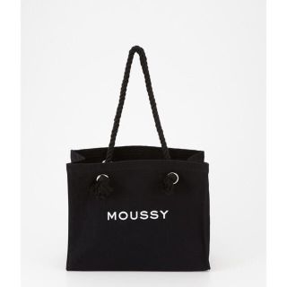 マウジー(moussy)のmoussy キャンバストートバッグ ブラック(トートバッグ)