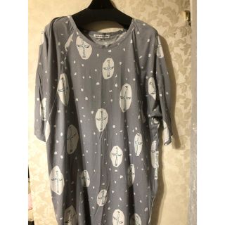 ミナペルホネン(mina perhonen)のmina  perhonen  クロスバード  チュニック ロングTシャツ(シャツ/ブラウス(長袖/七分))