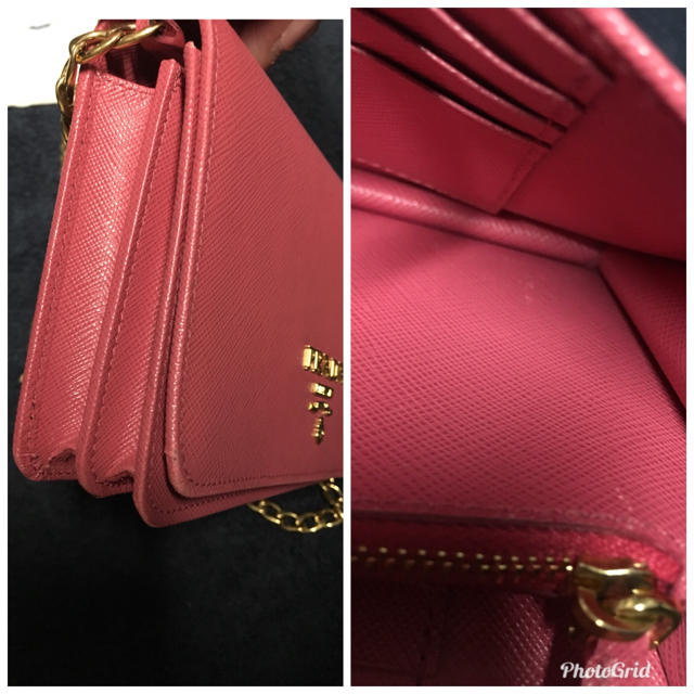 PRADA(プラダ)のPRADA プラダ サフィアーノ チェーンバッグ チェーンウォレット 美品 レディースのバッグ(ショルダーバッグ)の商品写真