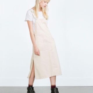 ザラ(ZARA)のZARA ザラ デニムサロペット ジャンパースカート  オールインワン(ロングワンピース/マキシワンピース)