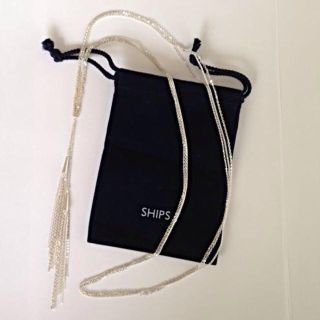 シップス(SHIPS)の美品 SHIPS ロング ネックレス(ネックレス)