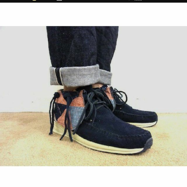 VISVIM(ヴィスヴィム)のvisvim fbt geo patchwork size 9 navy メンズの靴/シューズ(ブーツ)の商品写真