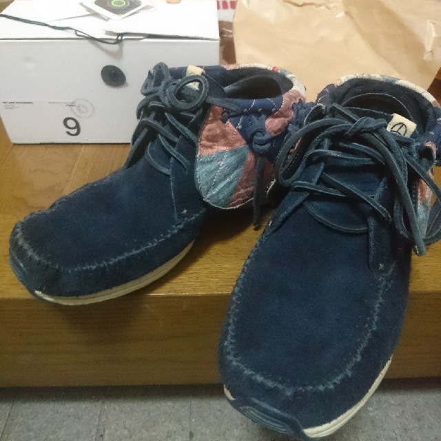 VISVIM(ヴィスヴィム)のvisvim fbt geo patchwork size 9 navy メンズの靴/シューズ(ブーツ)の商品写真