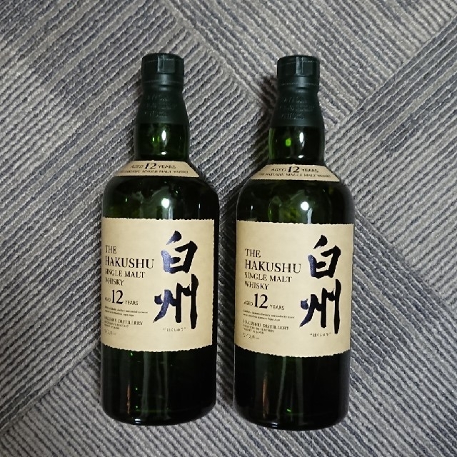 珍しい サントリー白州12年【2本セット】 ウイスキー ウイスキー