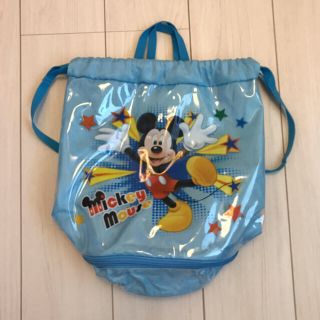 ディズニー(Disney)の【美品】プールバッグ ミッキー 二層式 男の子(その他)