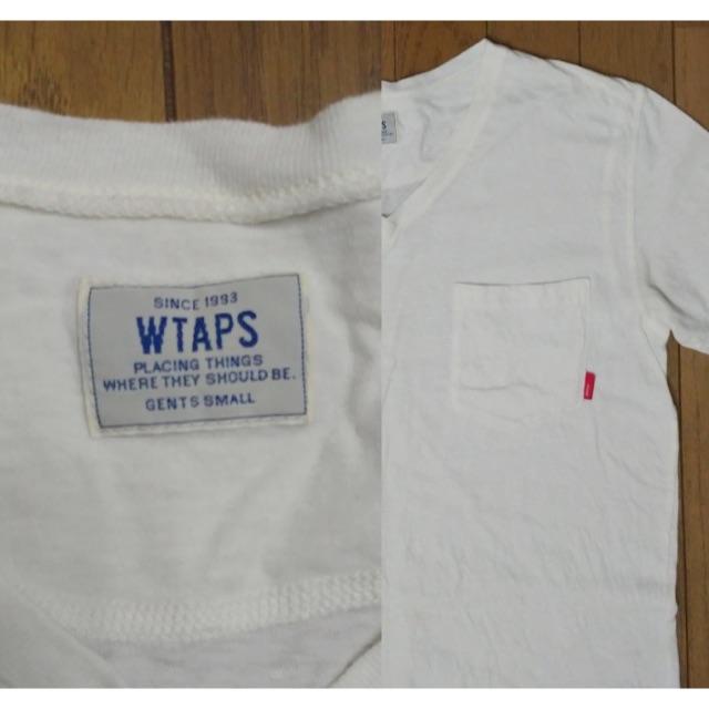 W)taps(ダブルタップス)のWTAPS 13AW BLANK S/S Vネック Sサイズ 白 メンズのトップス(Tシャツ/カットソー(半袖/袖なし))の商品写真