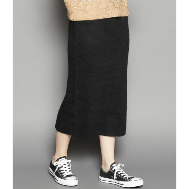 UNIQLO(ユニクロ)のSY3＊リブニットスカート レディースのスカート(ロングスカート)の商品写真
