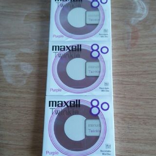 マクセル(maxell)のmaxell Twinkle MD 80 purple　音楽録音(その他)