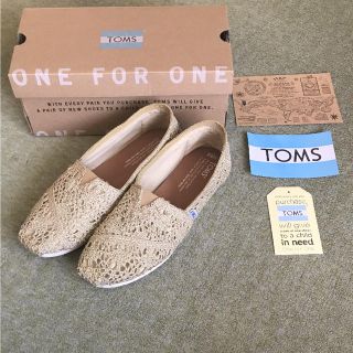 トムズ(TOMS)のいぬどし様専用 TOMS トムズ 新品未使用 23.5cm(スリッポン/モカシン)