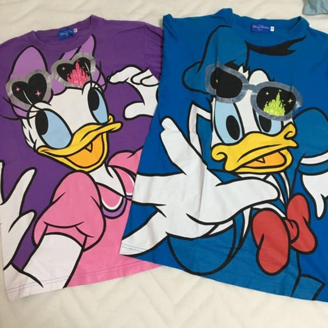 Disney(ディズニー)の【ディズニーリゾート】ペアTシャツ レディースのトップス(Tシャツ(半袖/袖なし))の商品写真