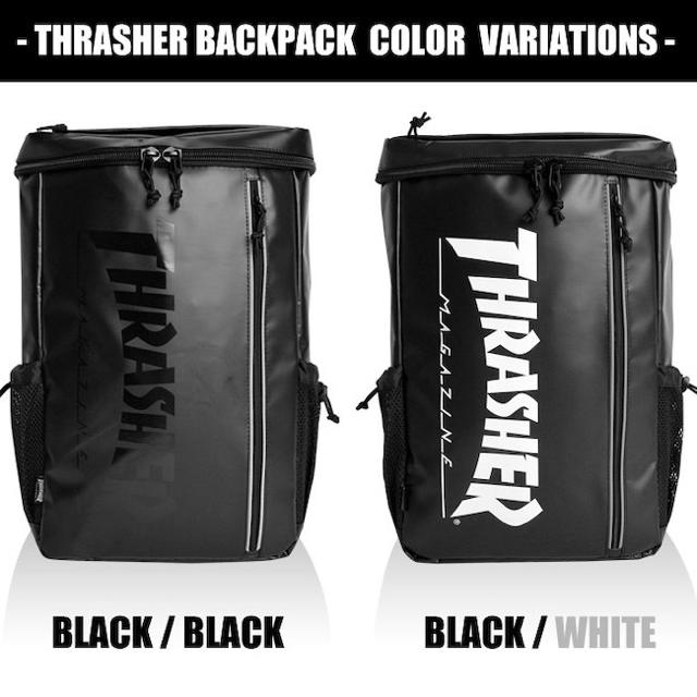 THRASHER(スラッシャー)の完売品 THRASHER スラッシャー リュック THRTP505 BK/WH  メンズのバッグ(バッグパック/リュック)の商品写真