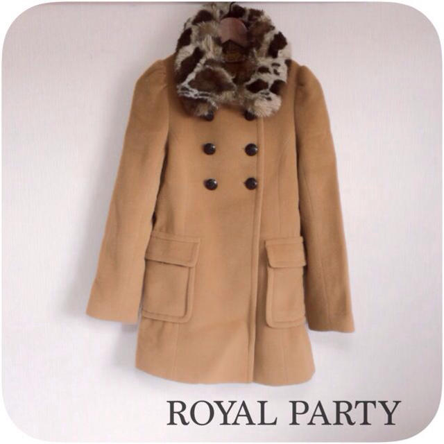 ROYAL PARTY(ロイヤルパーティー)のROYALPARTY大人気Aラインコート レディースのジャケット/アウター(ロングコート)の商品写真