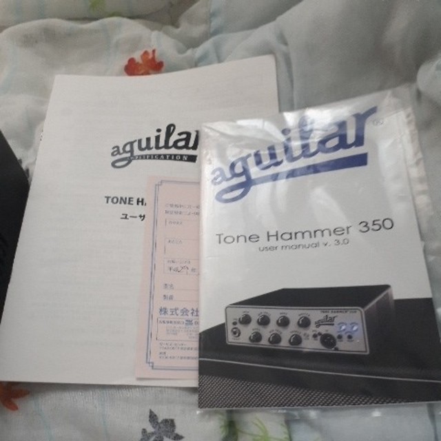 Aguilar　Tone hammer 350 美品 楽器のベース(ベースアンプ)の商品写真