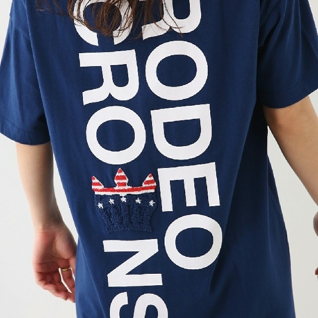 RODEO CROWNS WIDE BOWL(ロデオクラウンズワイドボウル)の今期新作✩RODEO CROWNS✩RCWB✩王冠ワッペンTシャツワンピース レディースのワンピース(ミニワンピース)の商品写真