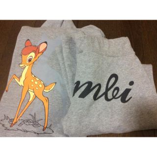 ディズニー(Disney)のバンビ  Bambi  スウェット  上下  ディズニー  (ルームウェア)