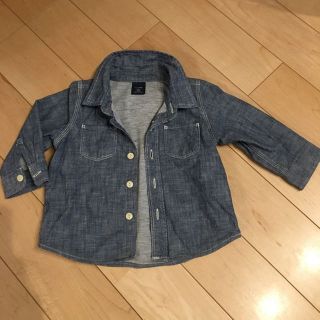 ベビーギャップ(babyGAP)のGapbabyギャップベビーデニムシャツダンガリージャケット男の子80㎝zara(その他)