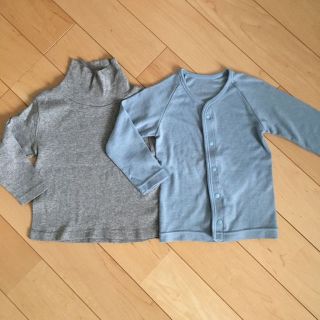 フーセンウサギ(Fusen-Usagi)の美品ベビー長袖カーディガン90㎝タートルネックTシャツセット男の子フーセンウサギ(その他)