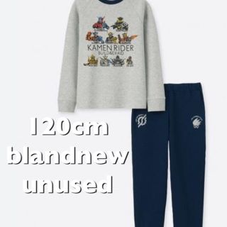 ユニクロ(UNIQLO)のユニクロ パジャマ スエット ビルド 120 キッズ 男の子 新品 未使用(パジャマ)