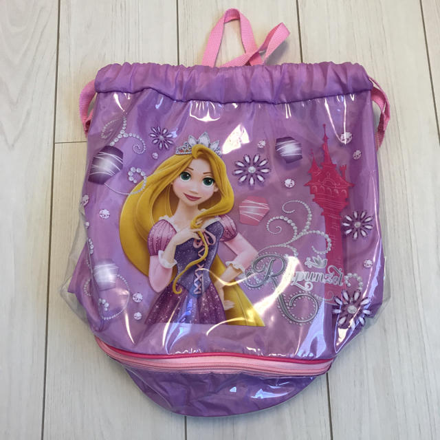 Disney(ディズニー)のプールバッグ ラプンツェル 二層式 女の子 キッズ/ベビー/マタニティのこども用バッグ(その他)の商品写真