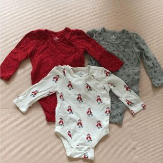 ベビーギャップ(babyGAP)のbaby gap 前開き ロンパース 70cm(ロンパース)